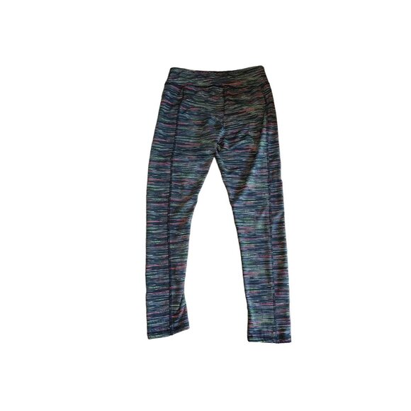 Take A Walk Womens Multicolor Striped Leggings Size L - Picture 3 of 3